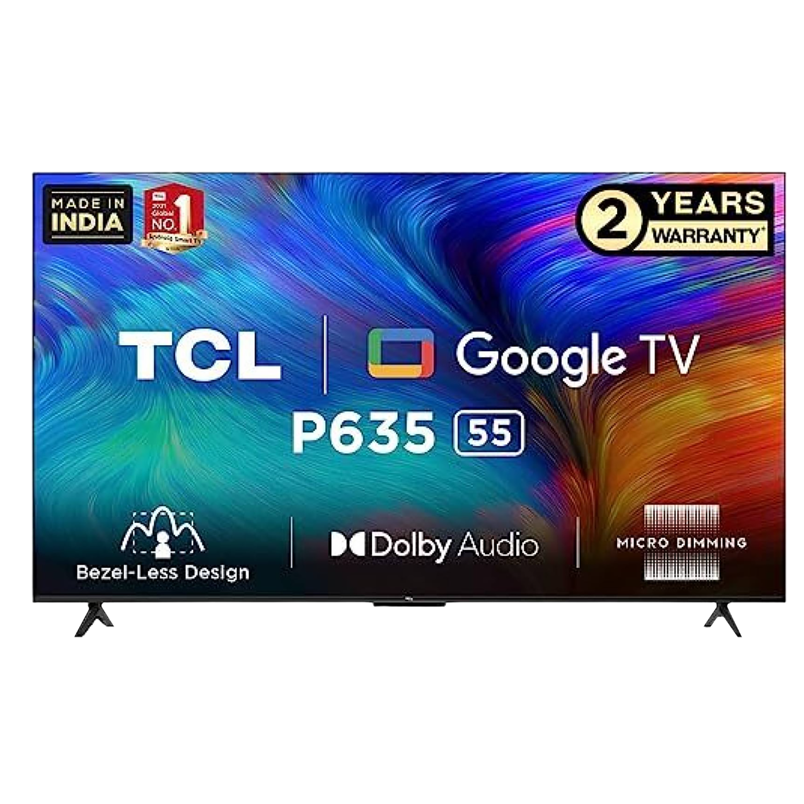 Amazon | TCL 50V型 【Amazon.co.jp 限定】 4K Google TV 液晶テレビ Wチューナー内蔵 スマートテレビ 50P635 フレームレス ネット動画対応 HDR10対応 Dolby Vision Dolby Atmos クロームキャスト内蔵 音声検索対応  ゲームモードALLM 自動低遅延 2022年モデル | テレビ 通販